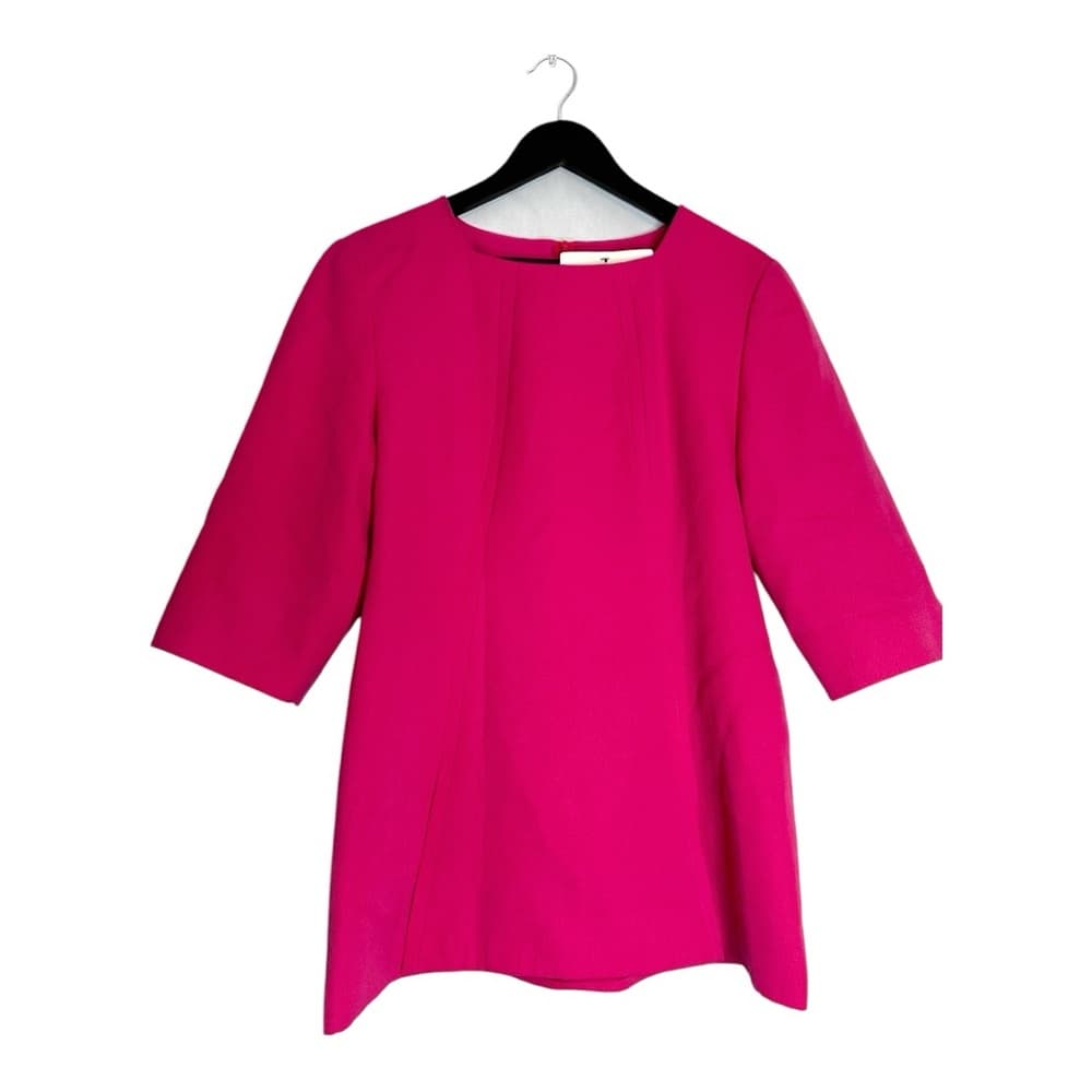 Carven Paris Pink Structured Shift Dress Tunic Runway Luxury Size FR 42 (US 10) - Thumbnail 16