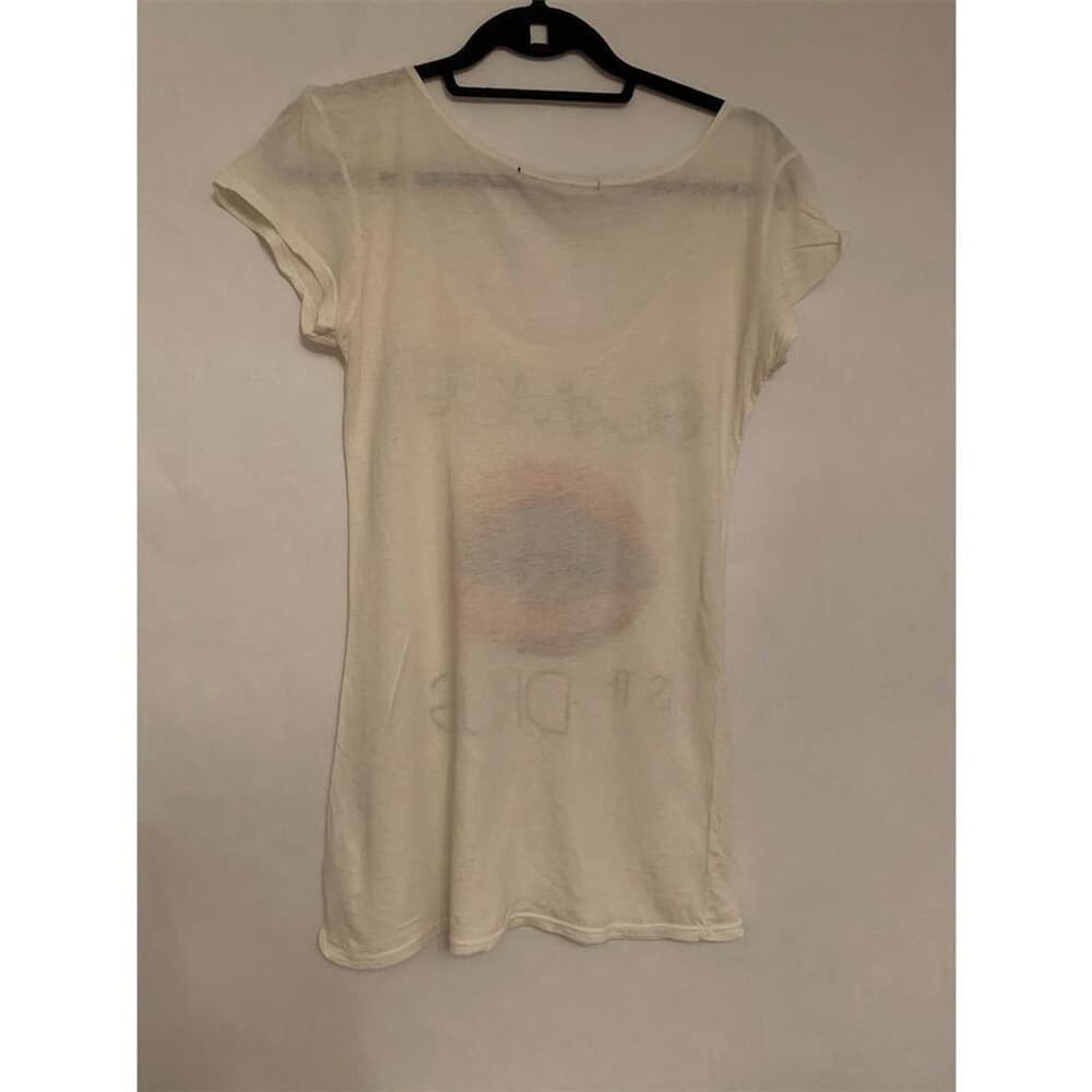 Trash & Luxury M Graphic Tee "Glamour is the Dr*g" Short Sleeve Vintage Y2K Lips - Thumbnail 4