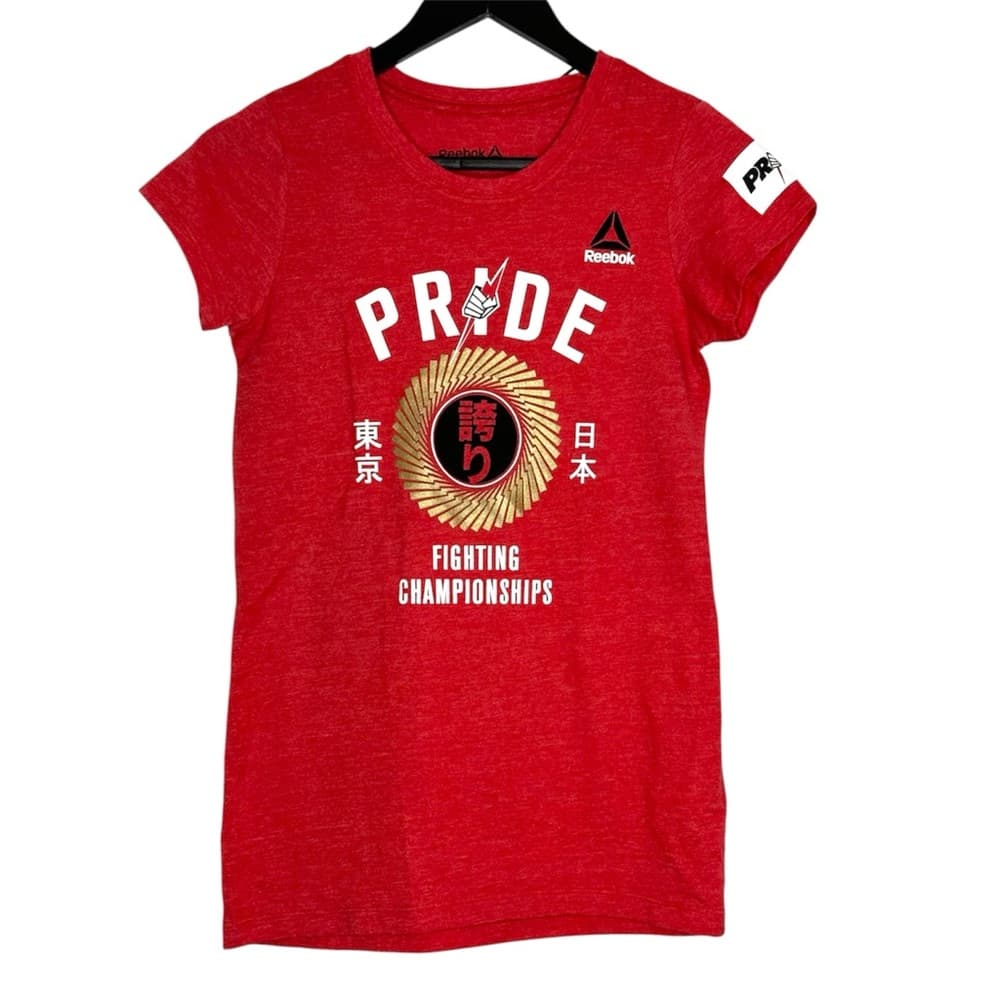 NWT Reebok Pride Fighting Championships Tokyo Tee Women’s Small Red - Thumbnail 12