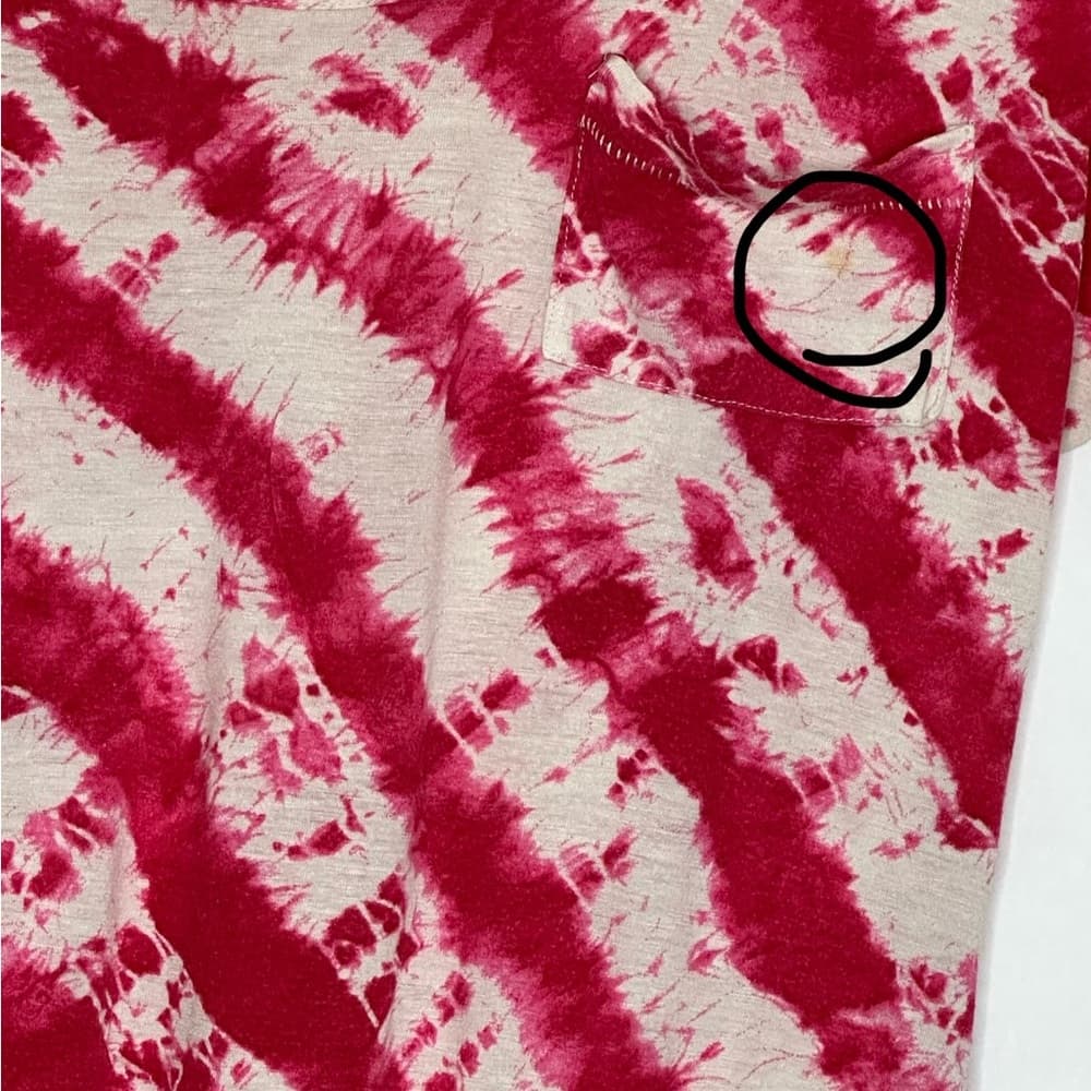 Calypso St Barth For Target Pink Tie Dye Pocket Tee Size Medium Boho Festival - Thumbnail 6