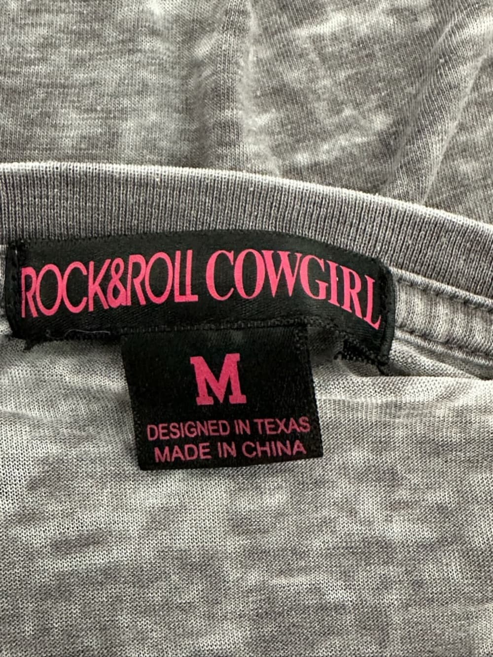 Rock & Roll Cowgirl Y2K Studded Cross Graphic Tee Baddie Grunge Western Medium - Thumbnail 4