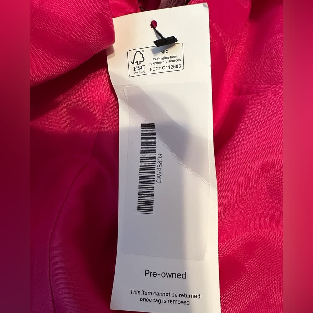 Carven Paris Pink Structured Shift Dress Tunic Runway Luxury Size FR 42 (US 10) - Thumbnail 3