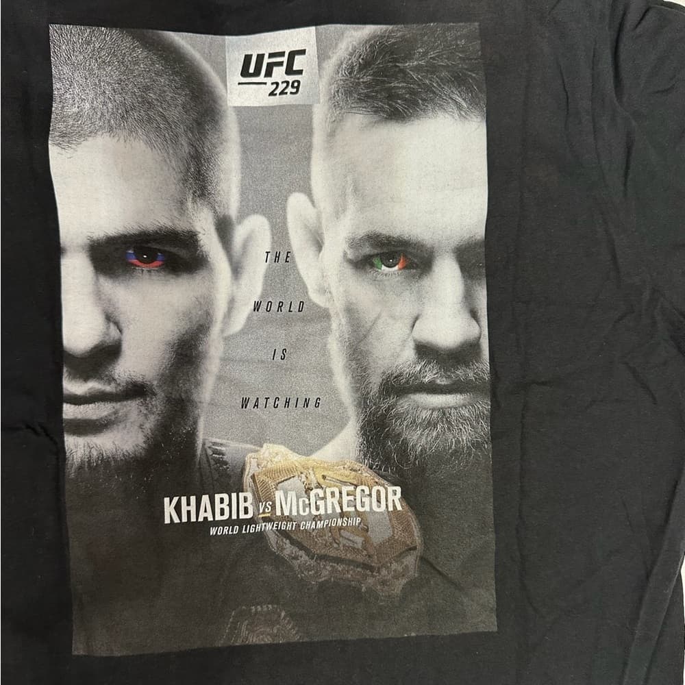 UFC X Fanatics Deadstock UFC 229 Khaib vs Mcgregor The World is Watching Medium - Thumbnail 8
