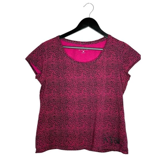 NY&C New York & Company Pink Leopard Print Top Size Large Y2K Sleepwear - Thumbnail 10