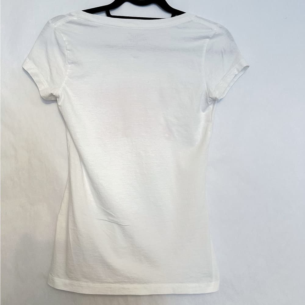 Victoria’s Secret Bombshell White w Metallic Pink Rare Y2K Graphic Tee Small - Thumbnail 3