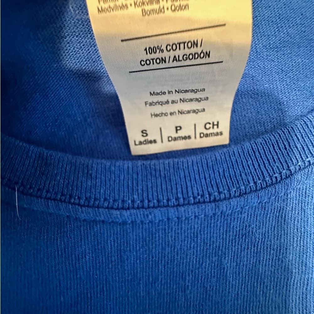 Port Huron Gildan Nauti Girl Tee Blue Souvenir Graphic Size Small - Thumbnail 6