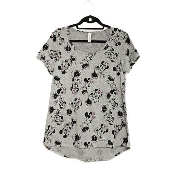 LuLaRoe Disney Minnie Mouse Classic Tee Shirt All Over Graphic Print Size Small - Thumbnail 10