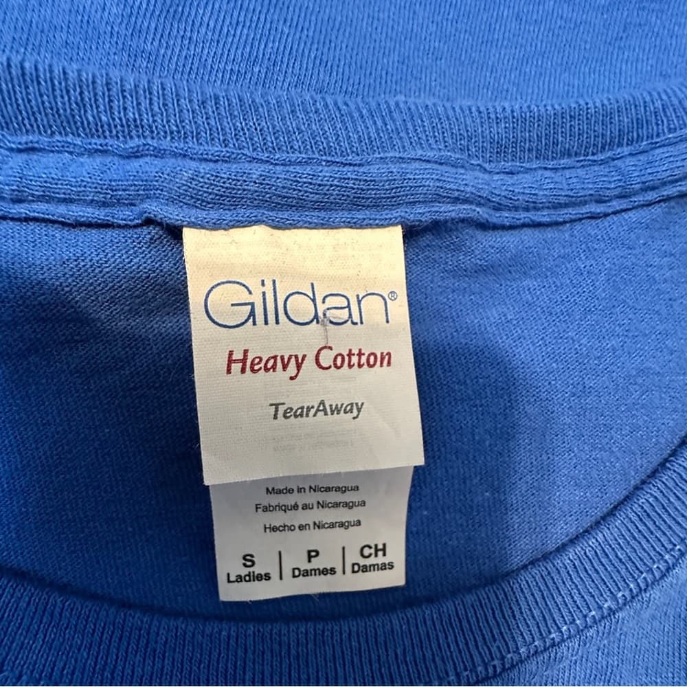 Port Huron Gildan Nauti Girl Tee Blue Souvenir Graphic Size Small - Thumbnail 5