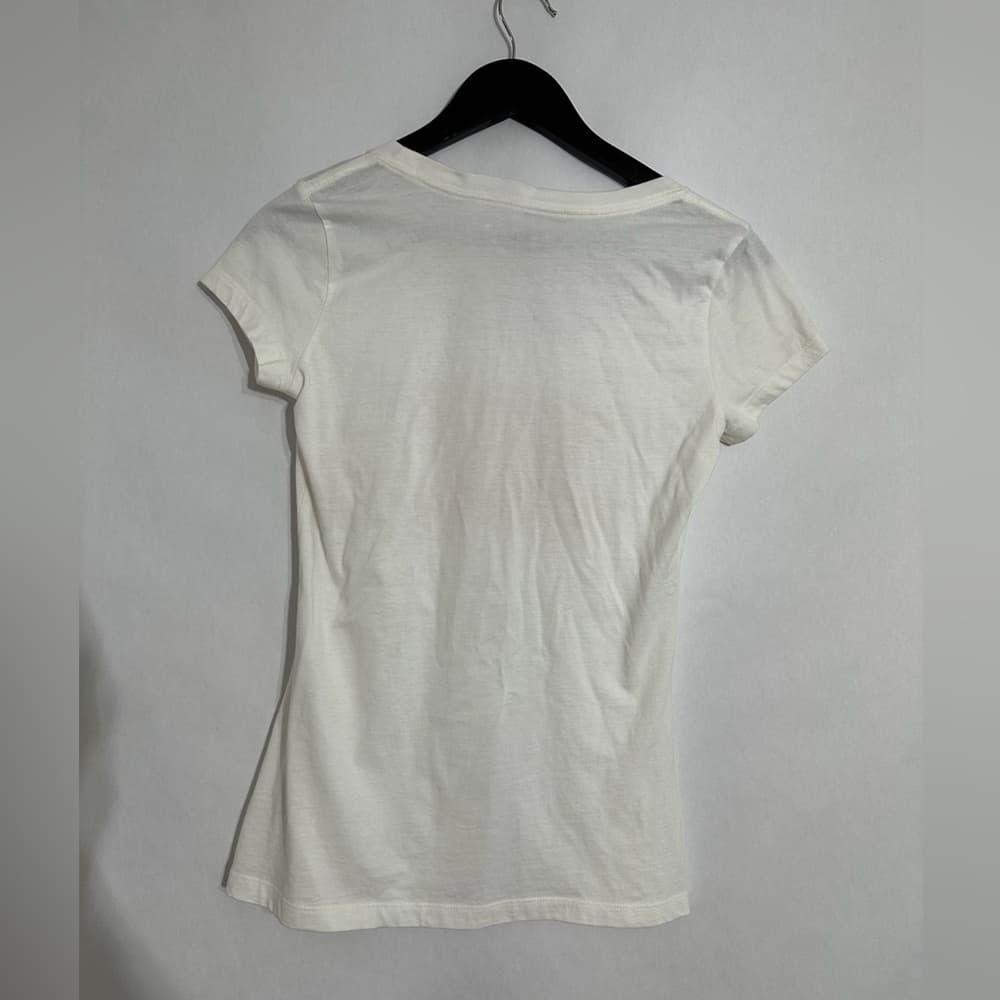 Victoria’s Secret Bombshell White w Metallic Pink Rare Y2K Graphic Tee Small - Thumbnail 9