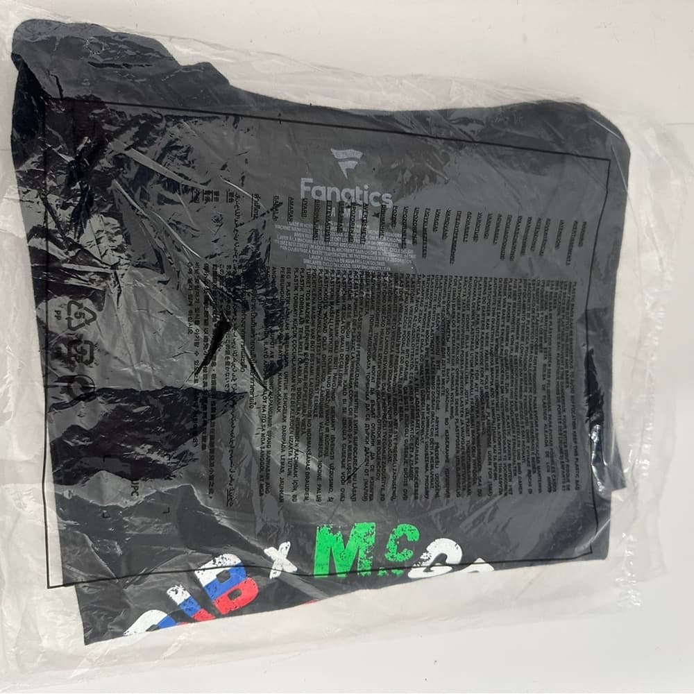 NWT UFC Fanatics Khabib McGregor Fight of the Century Tee UFC 229 Medium Black - Thumbnail 9