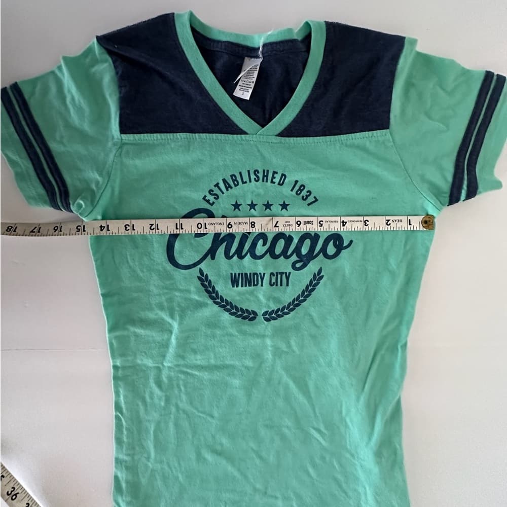 Ace Apparels Chicago Windy City Souvenir Ringer Tee Size Small - Thumbnail 7