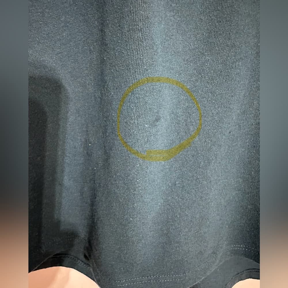 LuLaRoe Classic Tee Short Sleeve T-Shirt Size Medium 10-12 Dark Teal SEE NOTE - Thumbnail 5