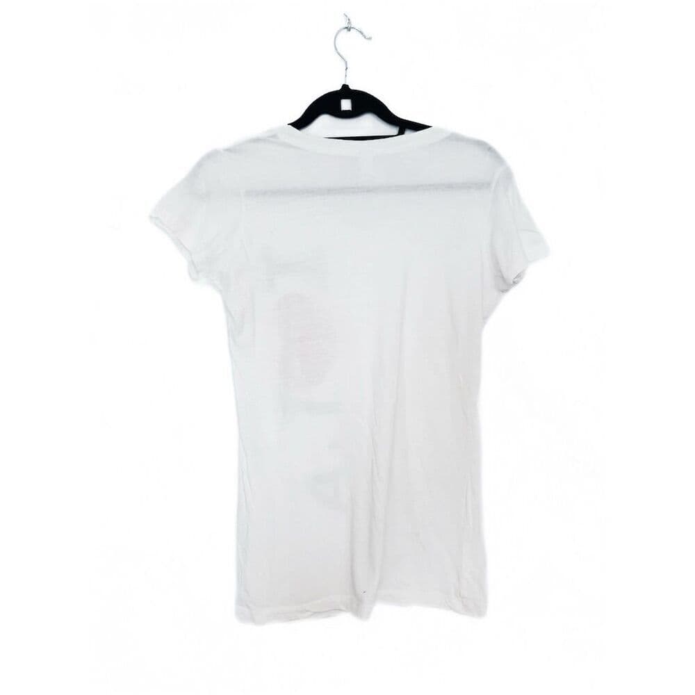 Next Level Apparel I Heart LA Graphic Tee White V-Neck Cotton Shirt Large Junior - Thumbnail 6