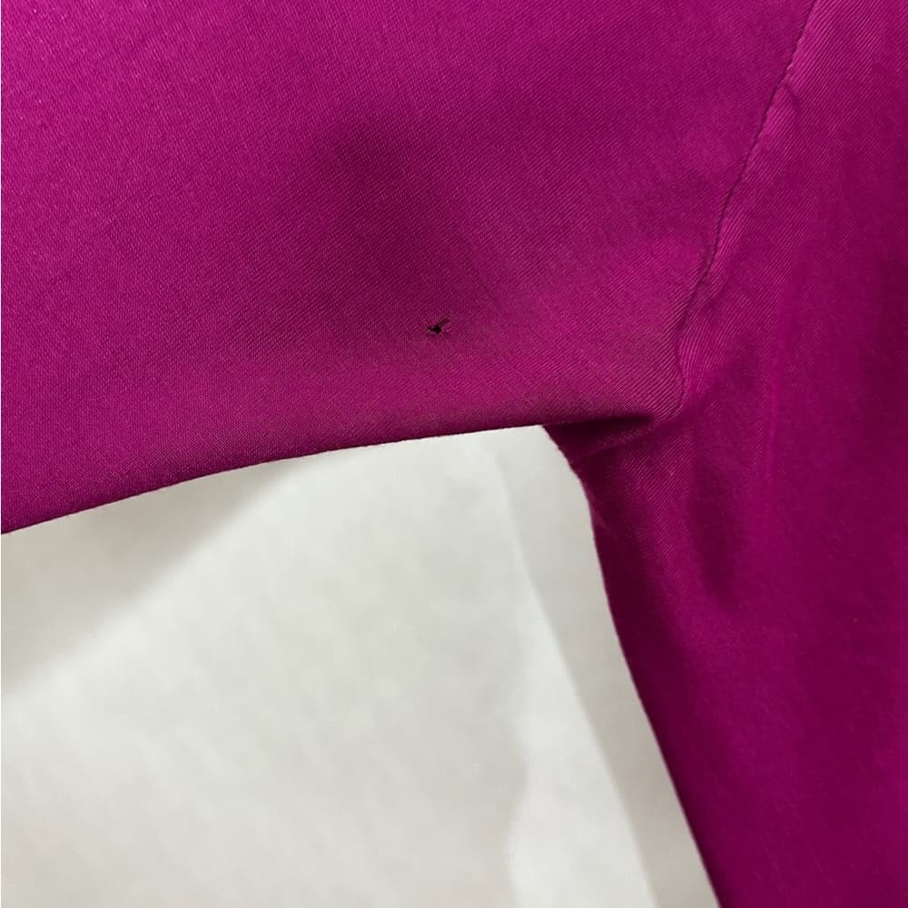 Express Magenta Open Back Drape Long Sleeve Top Size Medium SEE NOTES - Thumbnail 8