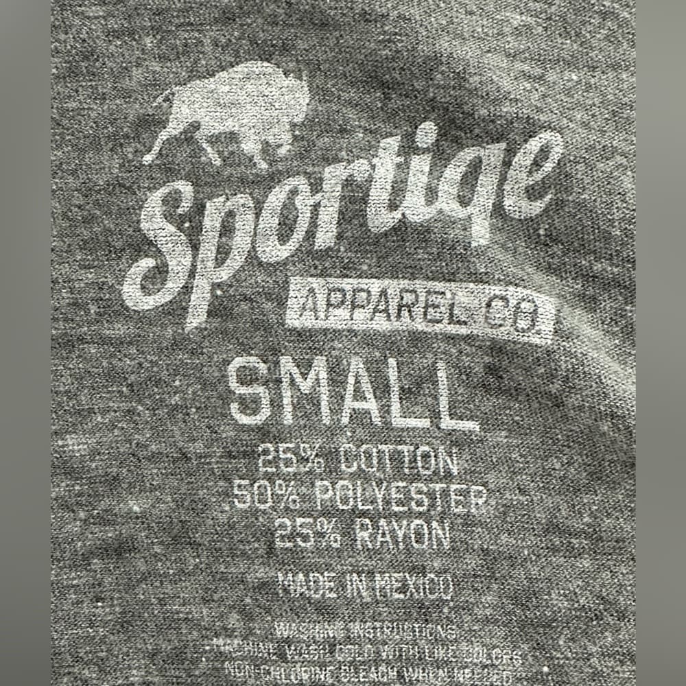 Sportiqe ESPN Programming Graphic Racerback Tank Size Small Heathered Gray - Thumbnail 4