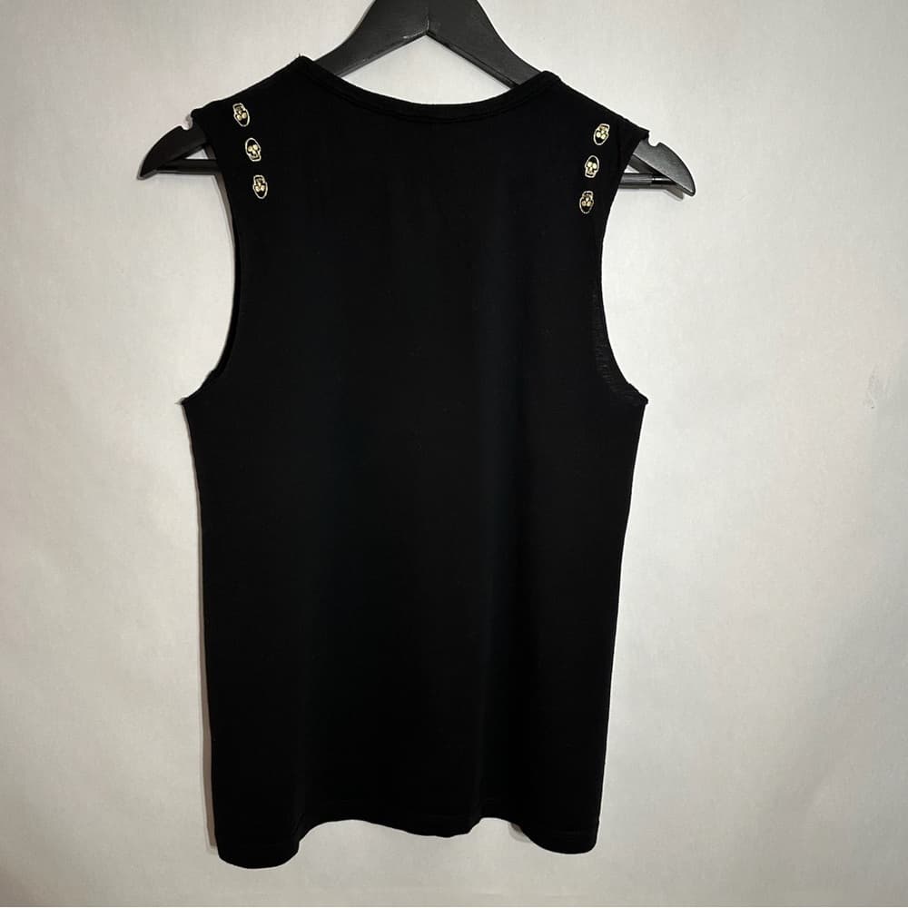 Generation Love Black Skull Tank 100% Pima Cotton Edgy Graphic Size Medium - Thumbnail 8