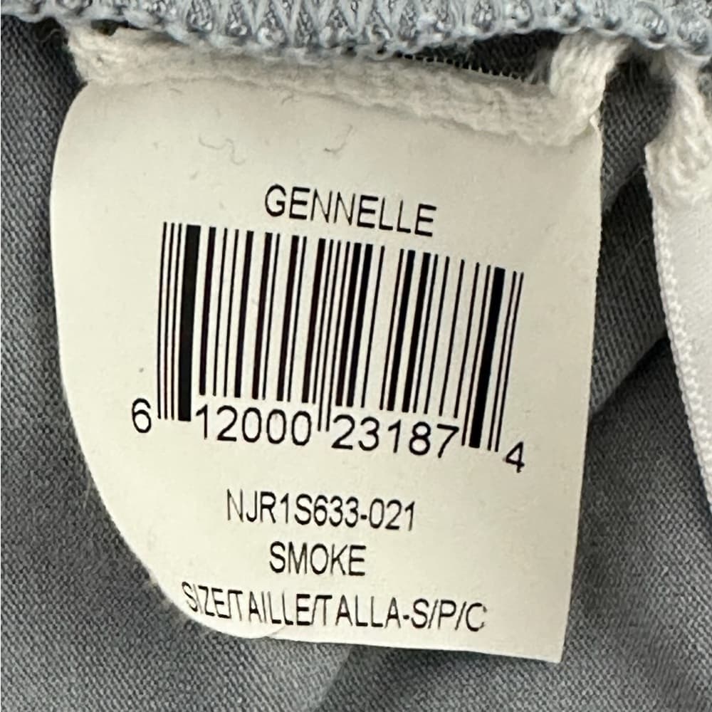 BCBGMAXAZRIA Gennelle Smoke Gray Cutout Long Sleeve Top Size Small - Thumbnail 6