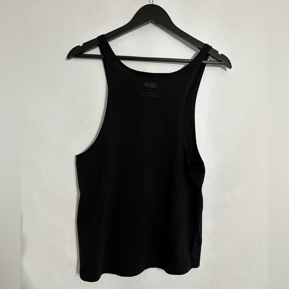 Lipgloss & Lashes Black Graphic Tank Top by Artist Makeup Academy Size Small - Thumbnail 3
