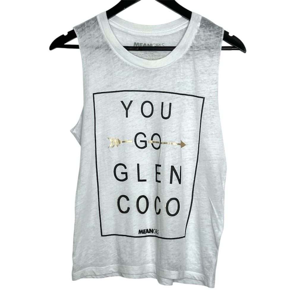Mean Girls You Go Glen Coco Graphic Muscle Tank Size Small - Thumbnail 5