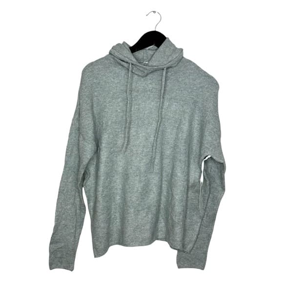 NWT STYLUS Heather Gray Knit Hoodie Pullover Size Small Cozy Lightweight Casual - Thumbnail 12