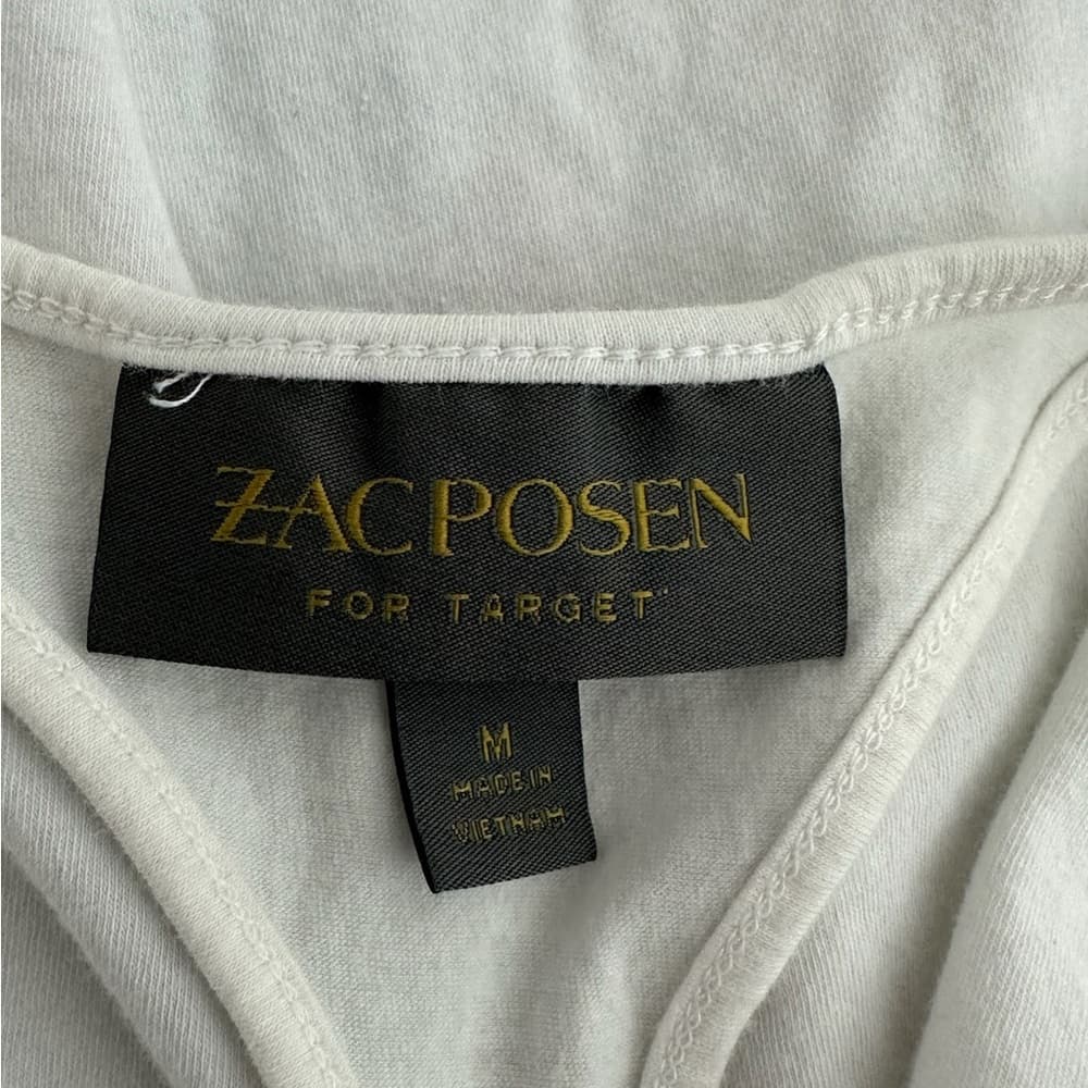 Zac Posen for Target Lipstick Logo Graphic Racerback Tank Top Size Medium - Thumbnail 5