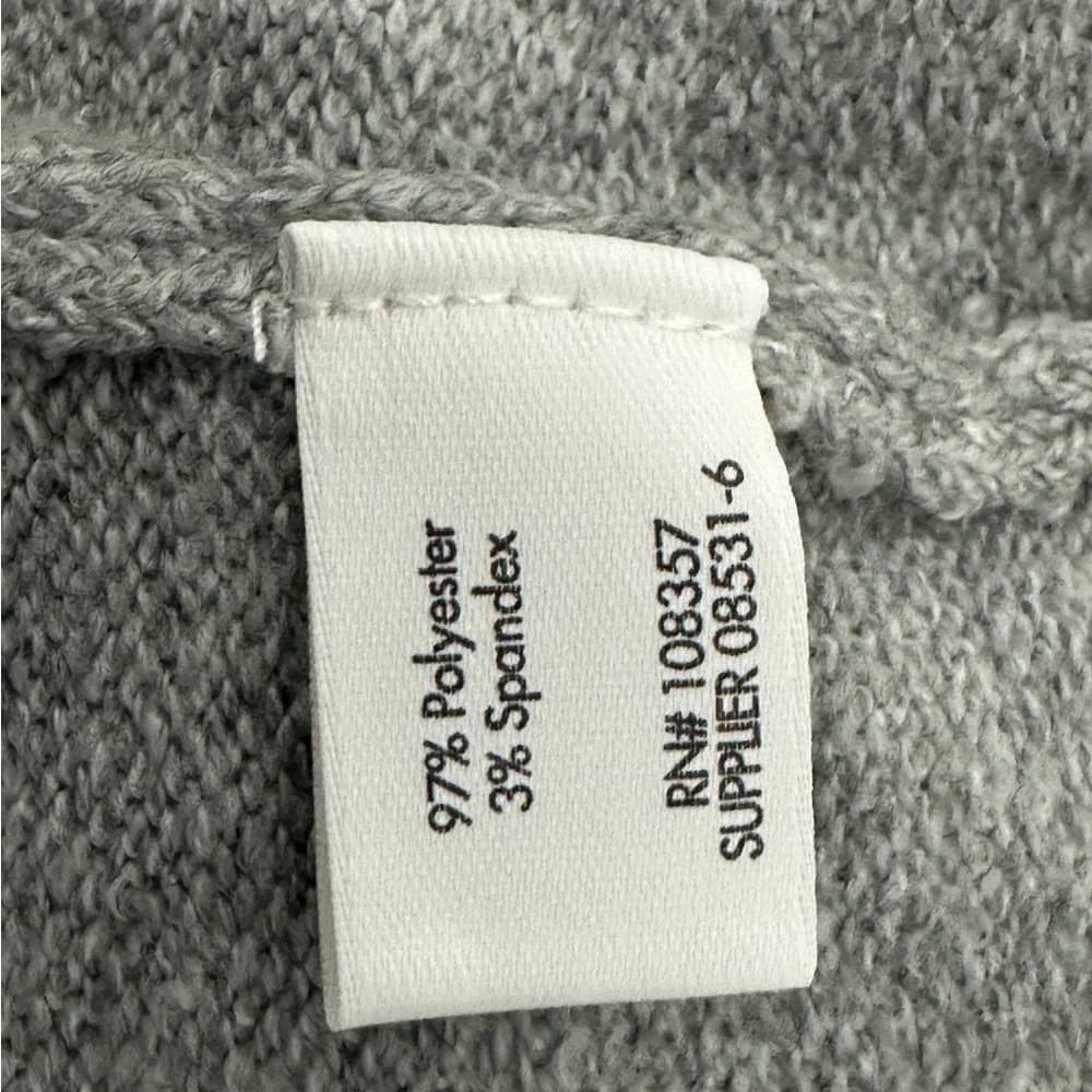 NWT STYLUS Heather Gray Knit Hoodie Pullover Size Small Cozy Lightweight Casual - Thumbnail 9