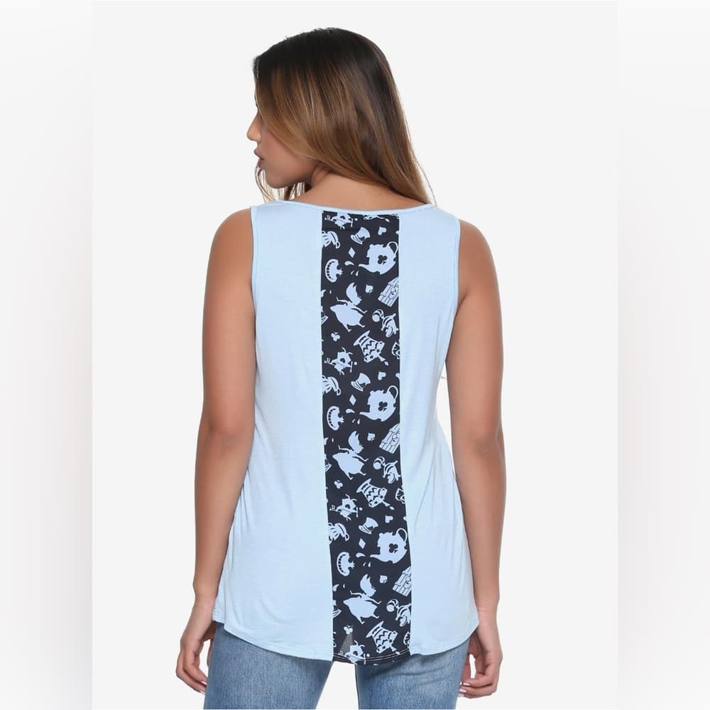 NWT Disney Alice in Wonderland Always Curious Graphic Tank Top Small (Juniors) - Thumbnail 9