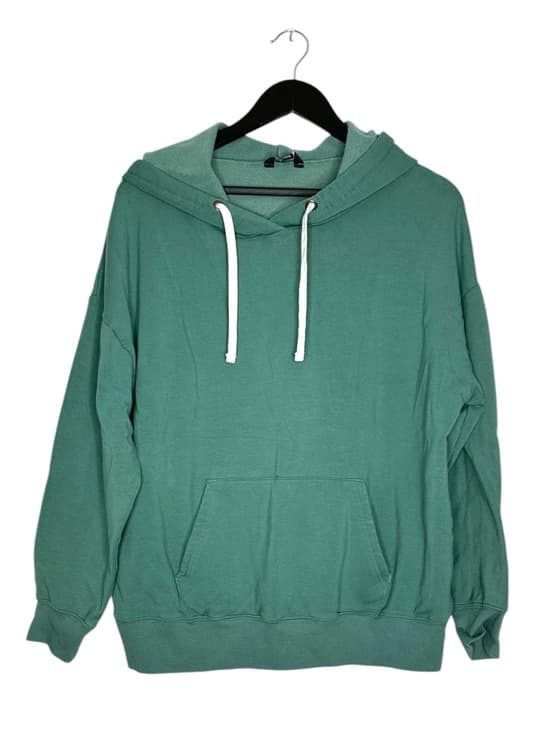 Buffalo David Bitton Soft Green Hoodie Pullover Cozy Lounge Sweatshirt Large - Thumbnail 7