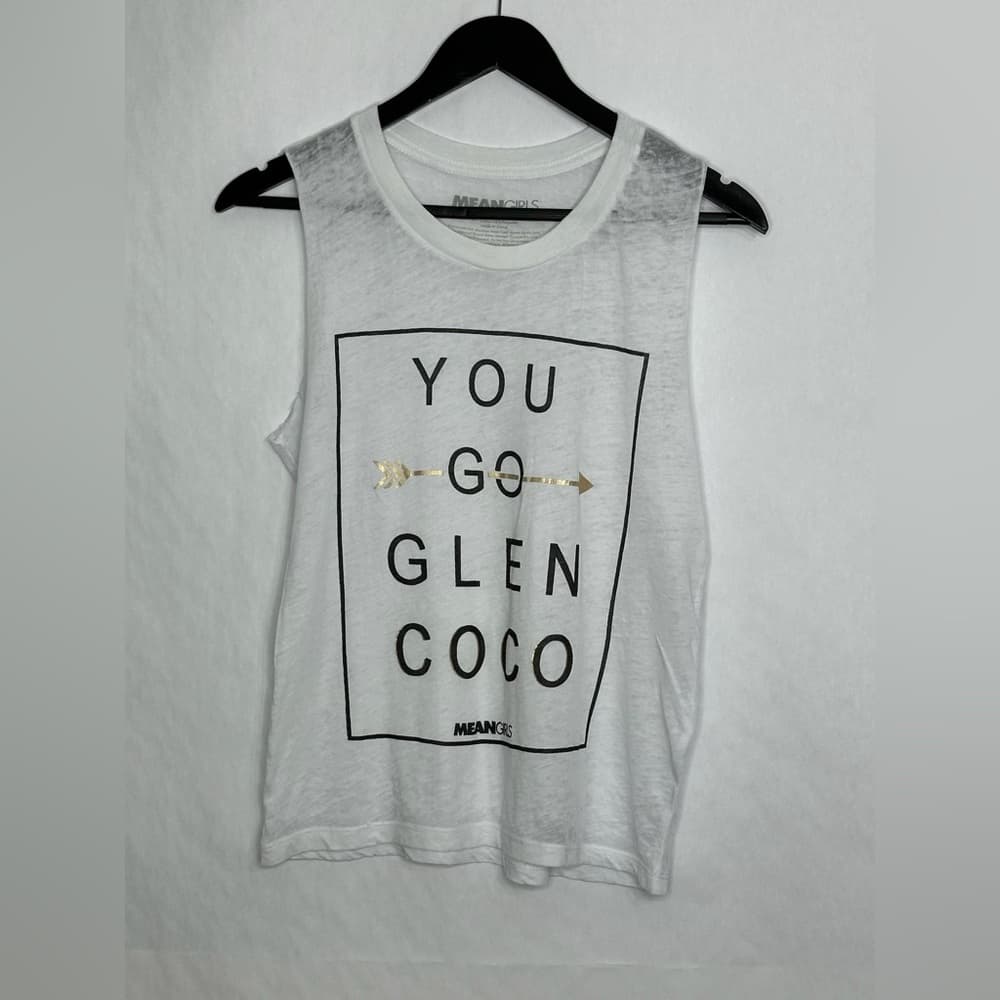 Mean Girls You Go Glen Coco Graphic Muscle Tank Size Small - Thumbnail 2