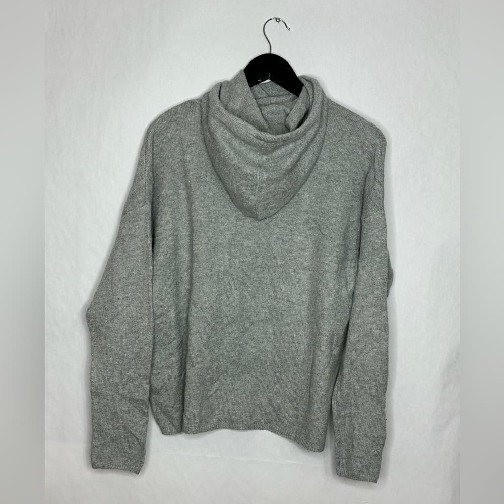 NWT STYLUS Heather Gray Knit Hoodie Pullover Size Small Cozy Lightweight Casual - Thumbnail 7