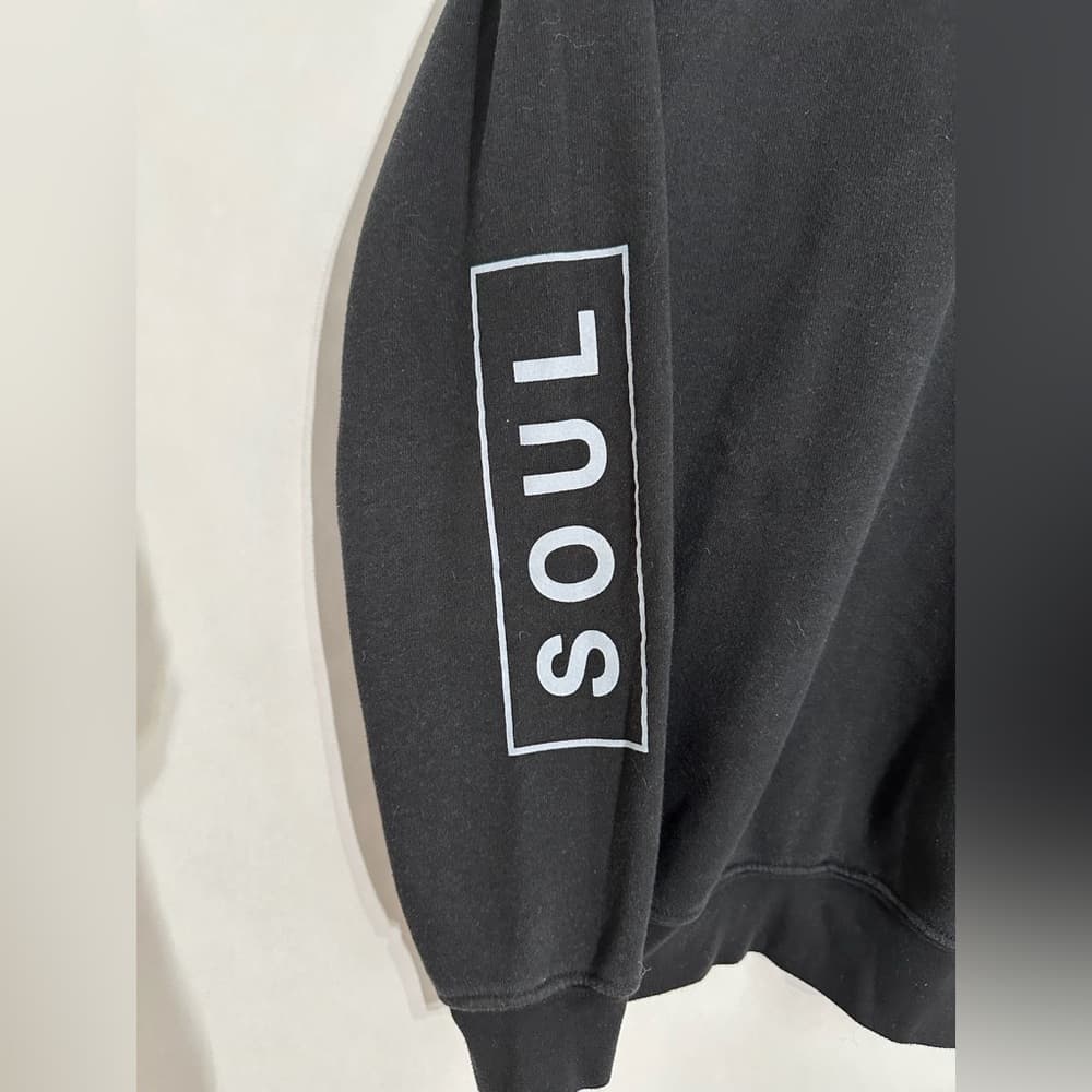 SoulCycle BKLN x SOUL Black Graphic Sweatshirt Size Medium | Brooklyn New York - Thumbnail 2