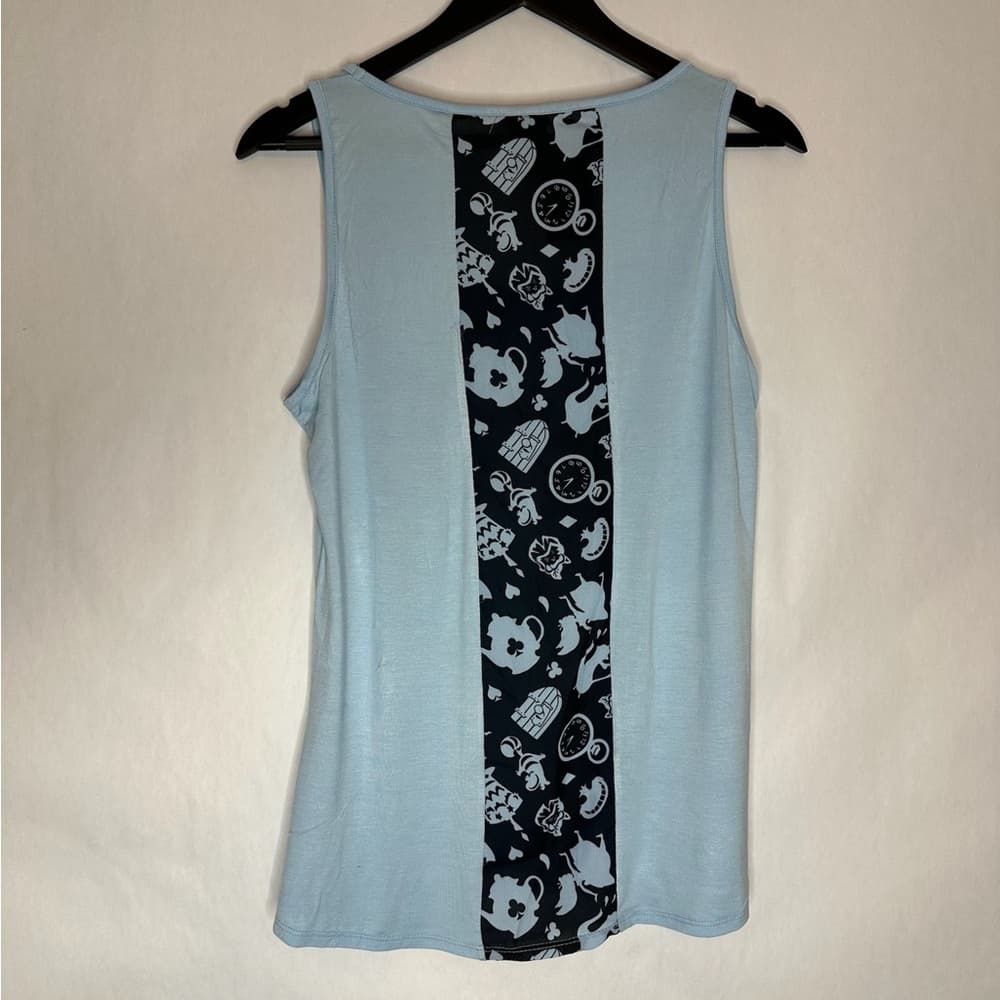 NWT Disney Alice in Wonderland Always Curious Graphic Tank Top Small (Juniors) - Thumbnail 5