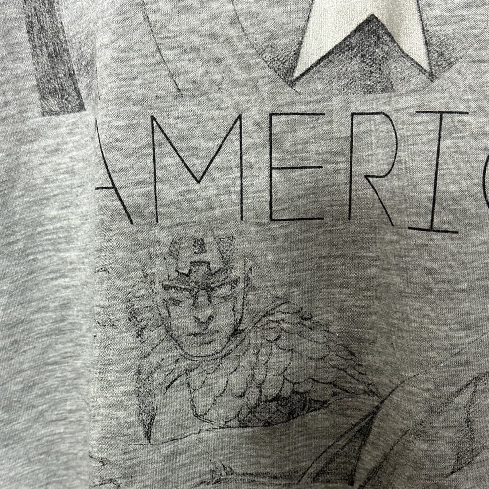 Marvel Captain America Star Graphic Tank Top Size Medium Fandom Superhero - Thumbnail 2