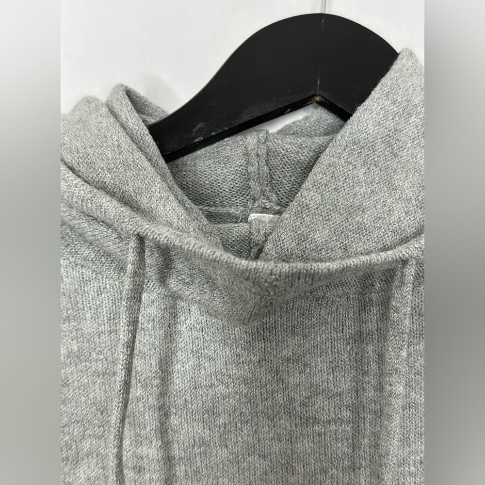 NWT STYLUS Heather Gray Knit Hoodie Pullover Size Small Cozy Lightweight Casual - Thumbnail 6