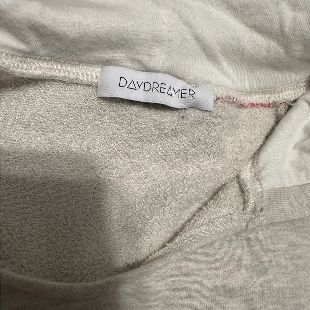 Daydreamer Snoopy Joe Cool Bandana Patchwork Crop Hoodie Heather Gray Size Small - Thumbnail 7