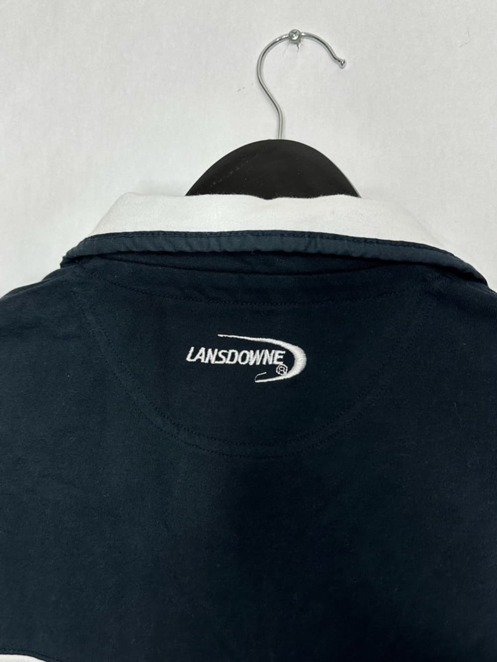 NWT Lansdowne Notre Dame Heritage Collection Rugby Stripe Polo Shirt XS Preppy - Thumbnail 4