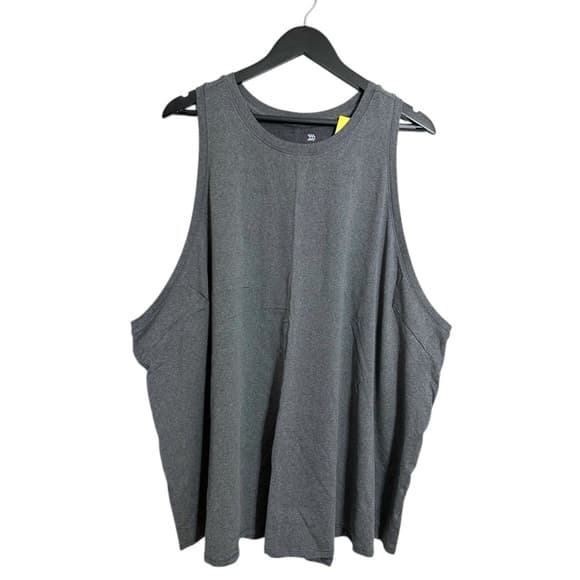 NWT All In Motion Plus Charcoal Heather Active Tank Top Sleeveless Stretch 4X - Thumbnail 10