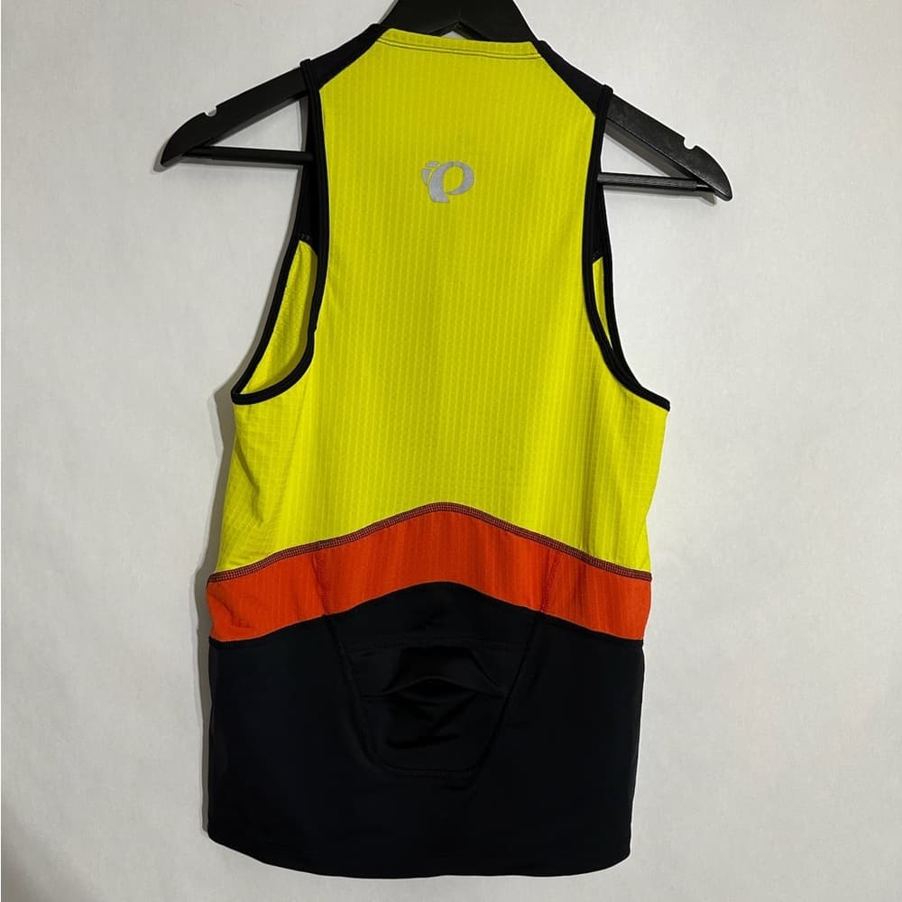 Pearl Izumi Select Tri Singlet Cycling Jersey Neon Yellow/Black Size Medium - Thumbnail 3