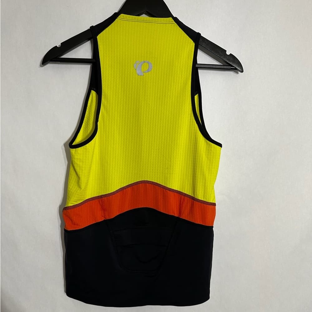 Pearl Izumi Select Tri Singlet Cycling Jersey Neon Yellow/Black Size Medium - Thumbnail 5