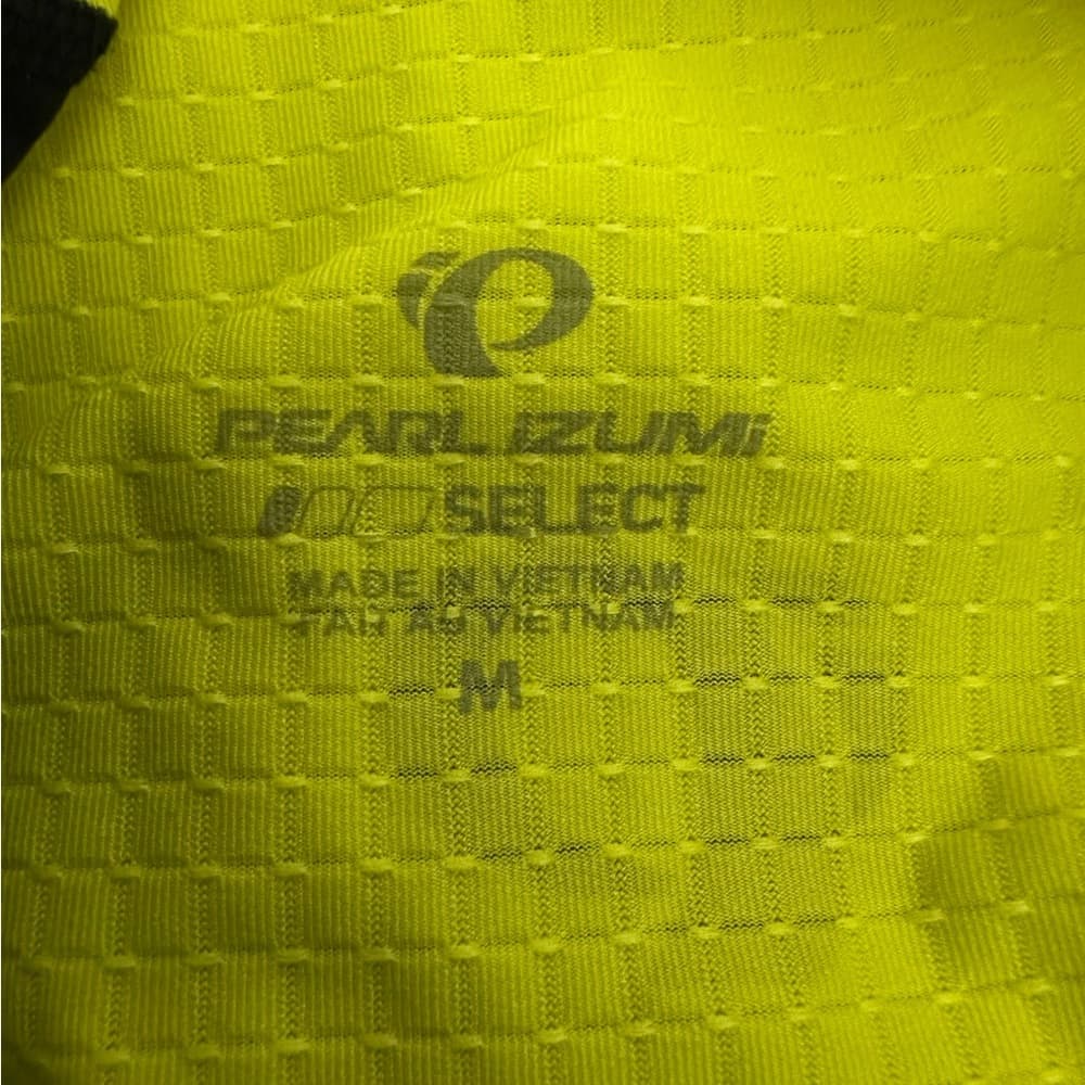 Pearl Izumi Select Tri Singlet Cycling Jersey Neon Yellow/Black Size Medium - Thumbnail 6