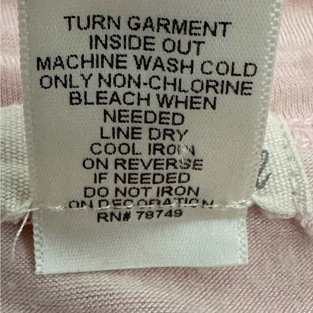 Wet Seal Pink Cat Embroidered Baby Doll Tee Fitted Y2K Top Size Medium Lolita - Thumbnail 6