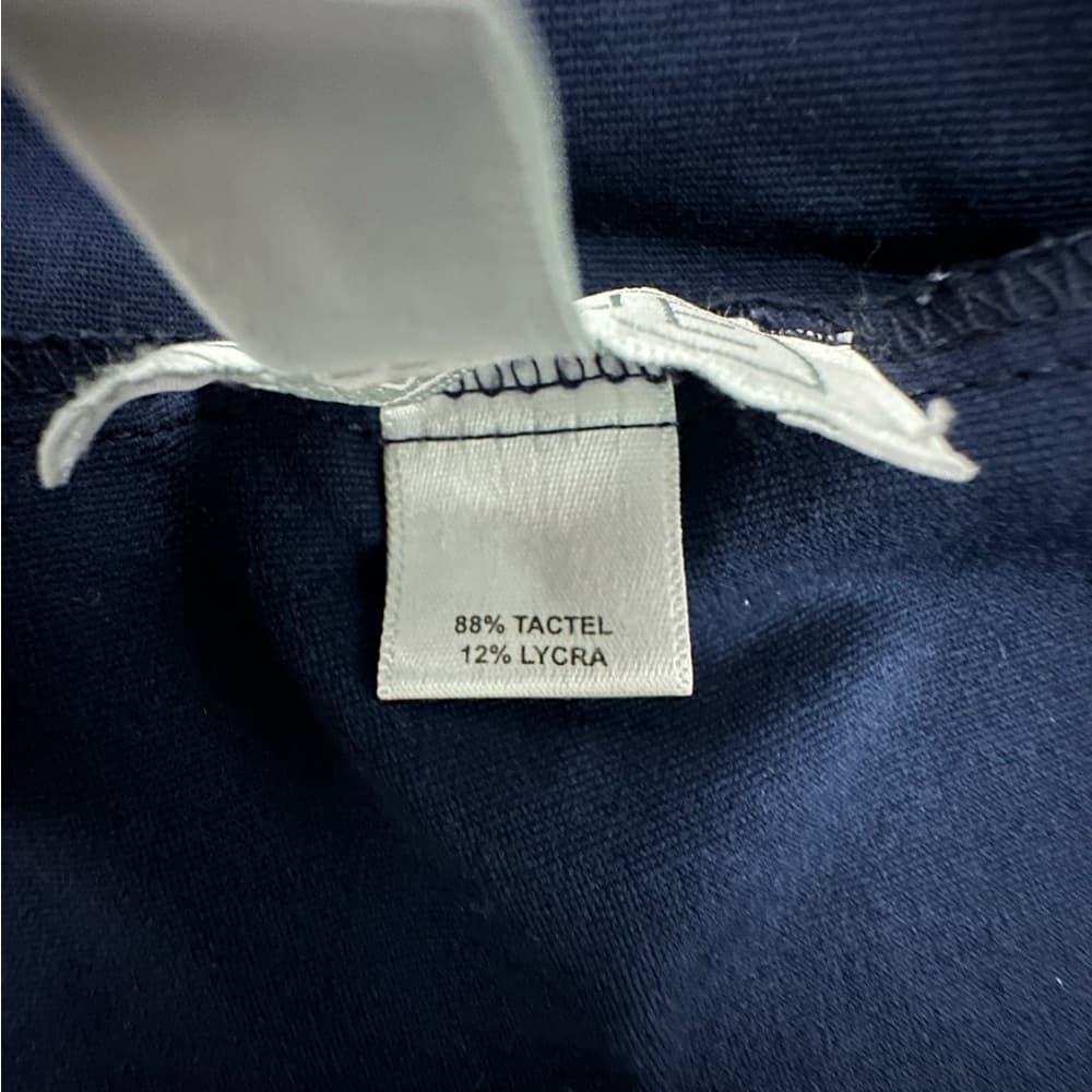 A’Nue Miami Ligne Classic Navy Sleeveless Tank Top Large Minimalist Quiet Luxury - Thumbnail 3