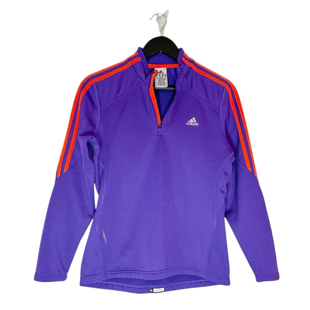 Adidas Formotion Climawarm 1/4 Zip Long Sleeve Fleece Pullover Womens Medium - Thumbnail 5