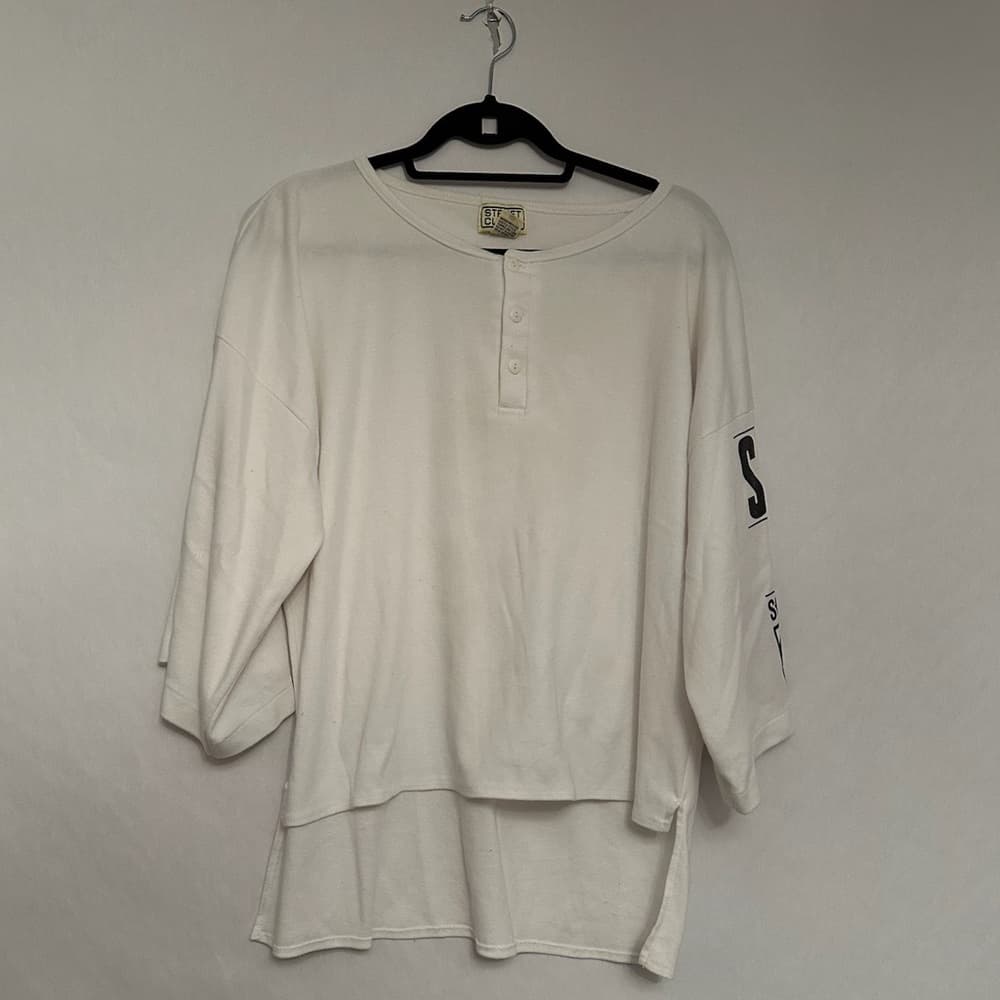 Street Closed Concepts White Oversized Tee Shirt Medium Streetwear Vintage 90s - Thumbnail 8
