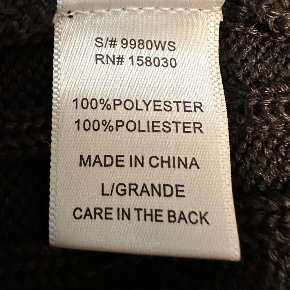 Summerland Black Cable Knit Sweater Vest Preppy Old Money Aesthetic Size Large - Thumbnail 11