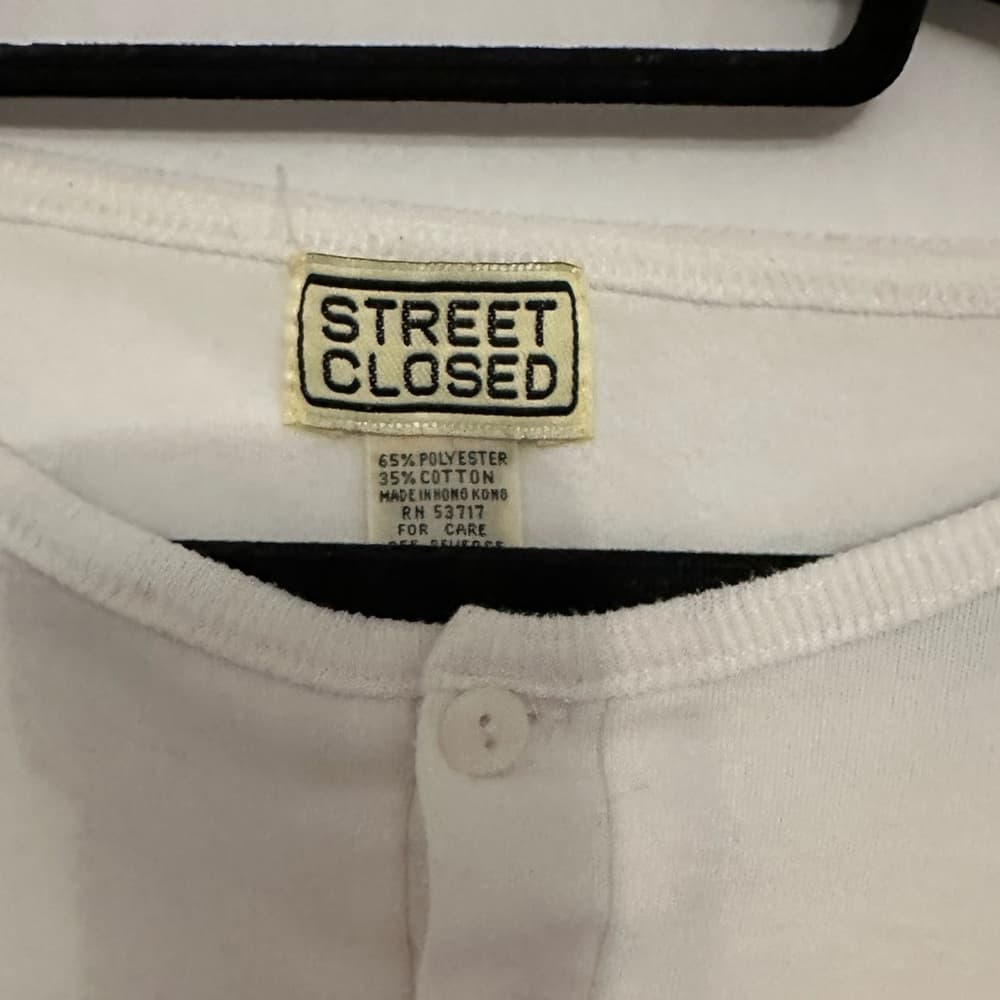 Street Closed Concepts White Oversized Tee Shirt Medium Streetwear Vintage 90s - Thumbnail 4