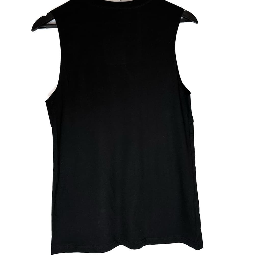 NWT DC Comics Wonder Woman Black Gold Graphic Muscle Tee Superhero Size Medium - Thumbnail 3