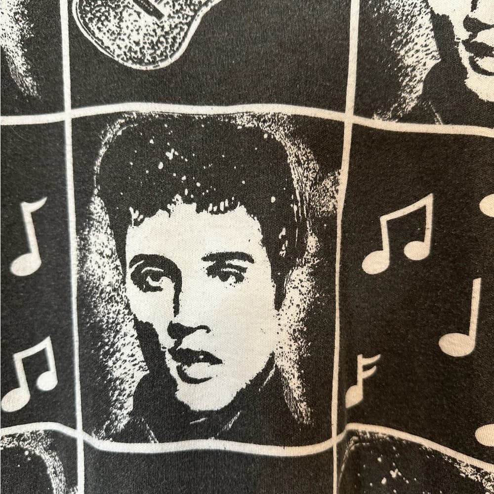 Liberty Flyer Vintage Elvis Presley Jailhouse Rock All Over Print Top Medium - Thumbnail 8