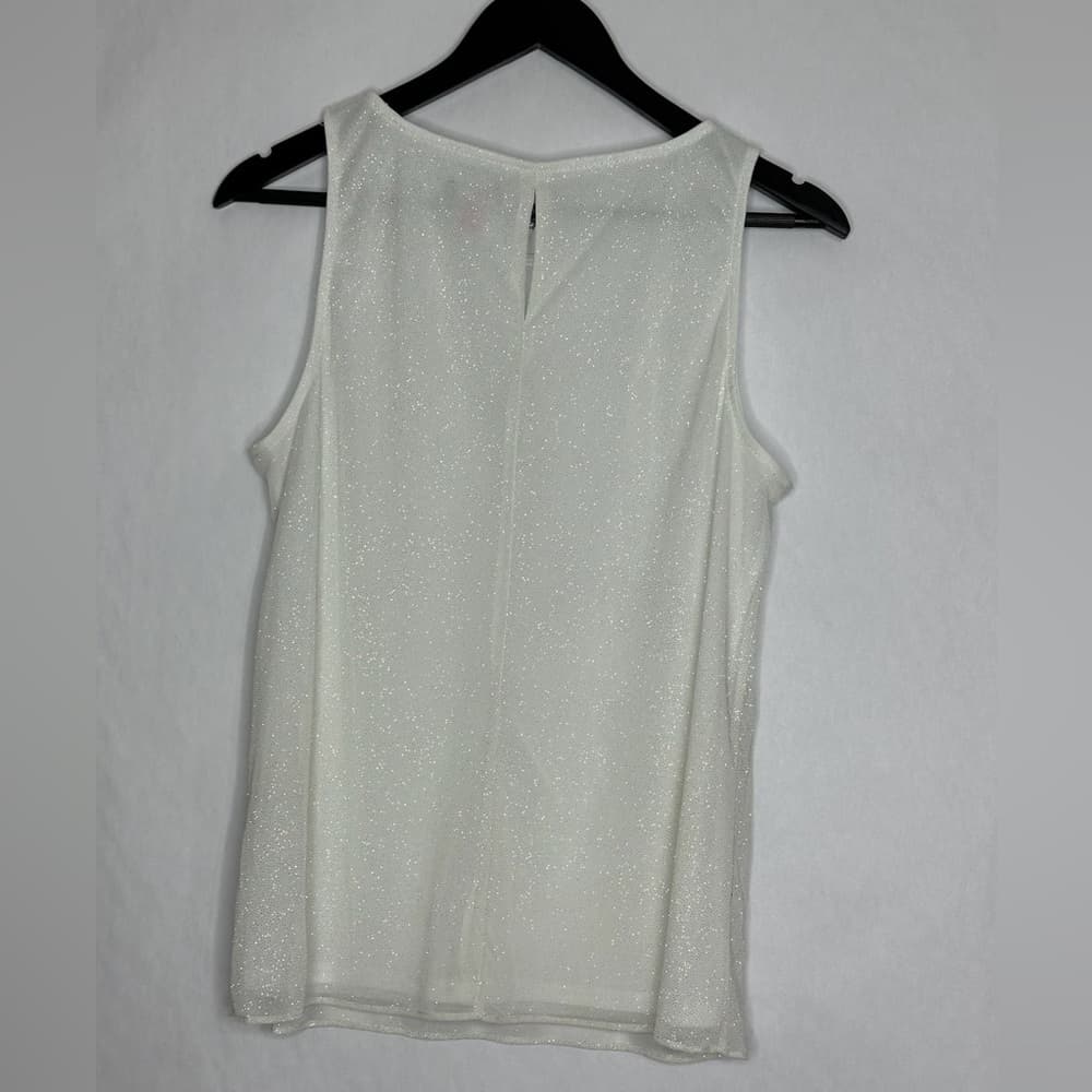 Vince Camuto Shimmer Sparkle Sleeveless Tank Top Size Medium - Thumbnail 2