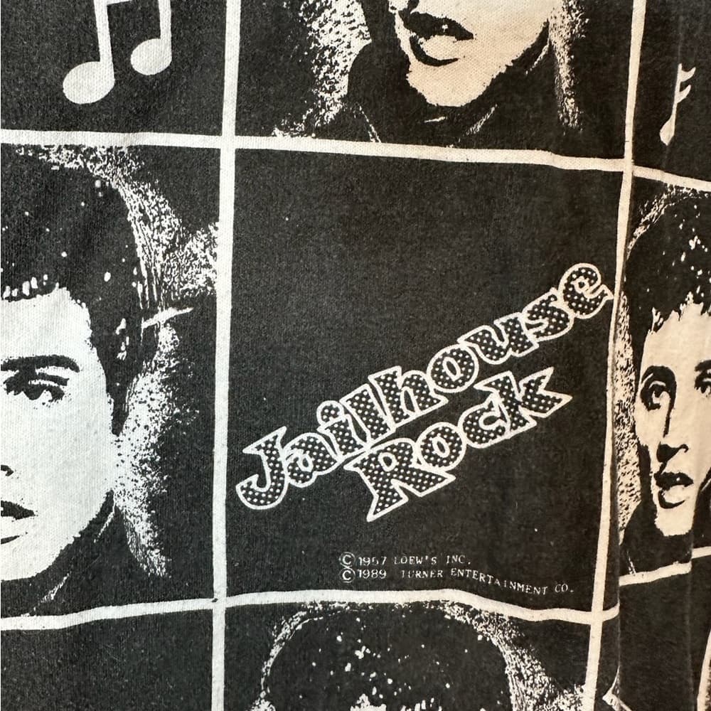 Liberty Flyer Vintage Elvis Presley Jailhouse Rock All Over Print Top Medium - Thumbnail 6